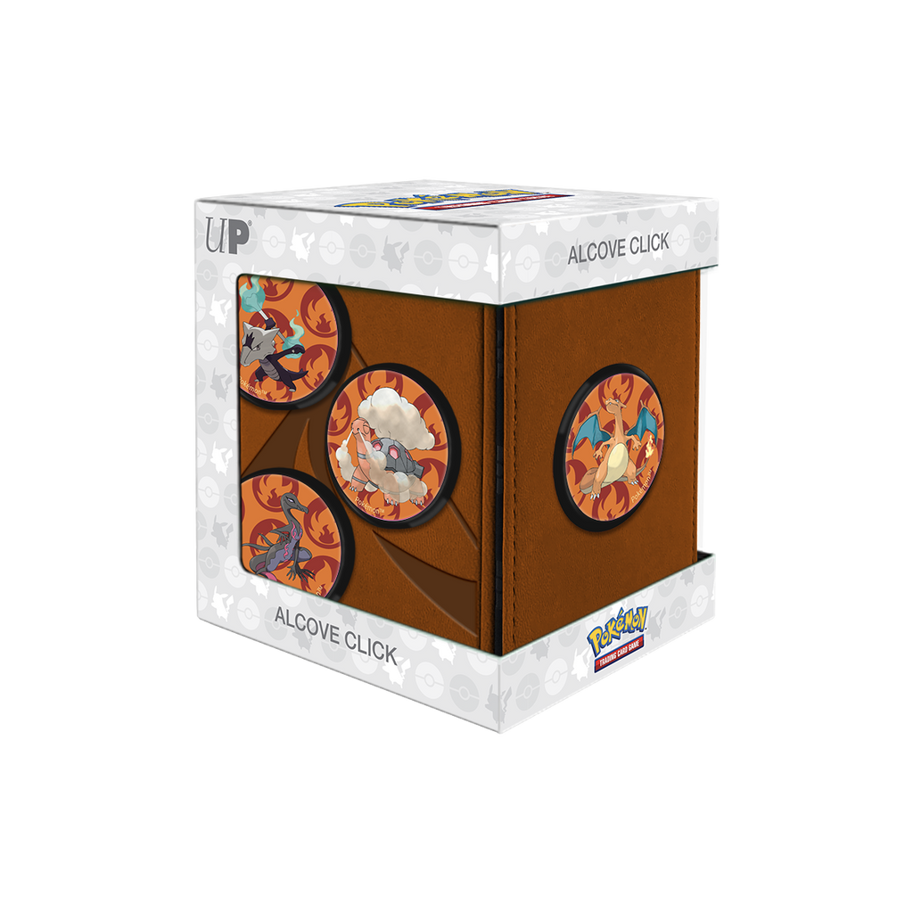 Pokemon Ultra Pro Alcove Click Scorching Summit Deck Box | D20 Games