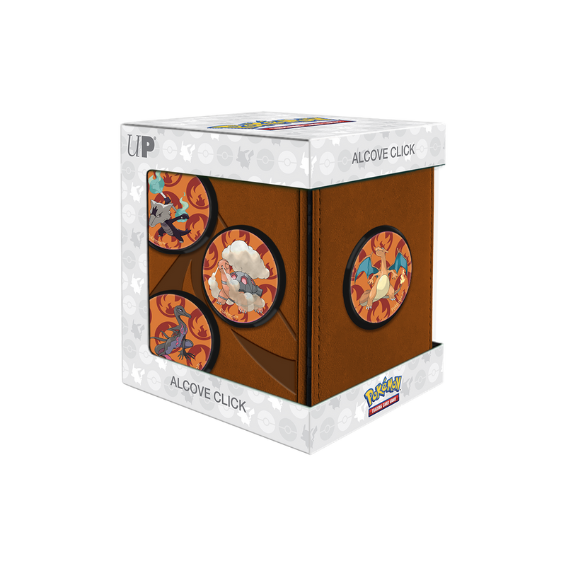 Pokemon Ultra Pro Alcove Click Scorching Summit Deck Box