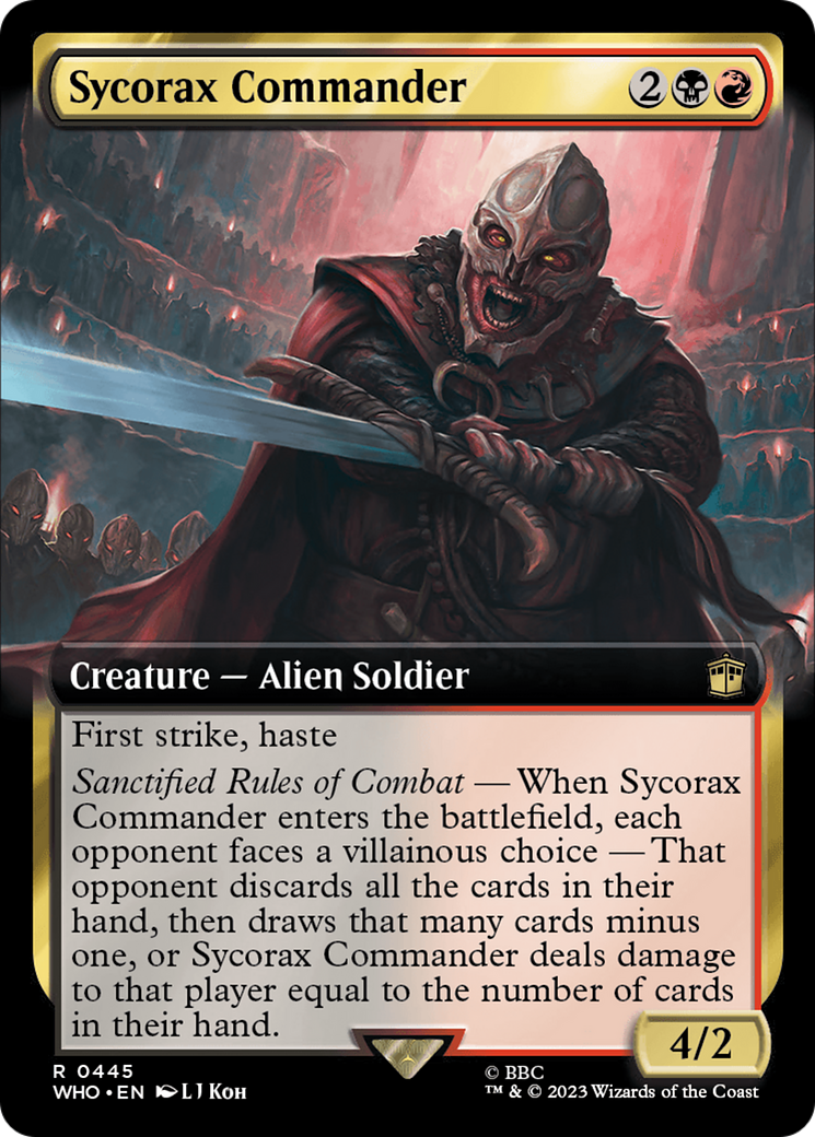 Sycorax Commander (Extended Art) [Doctor Who] | D20 Games