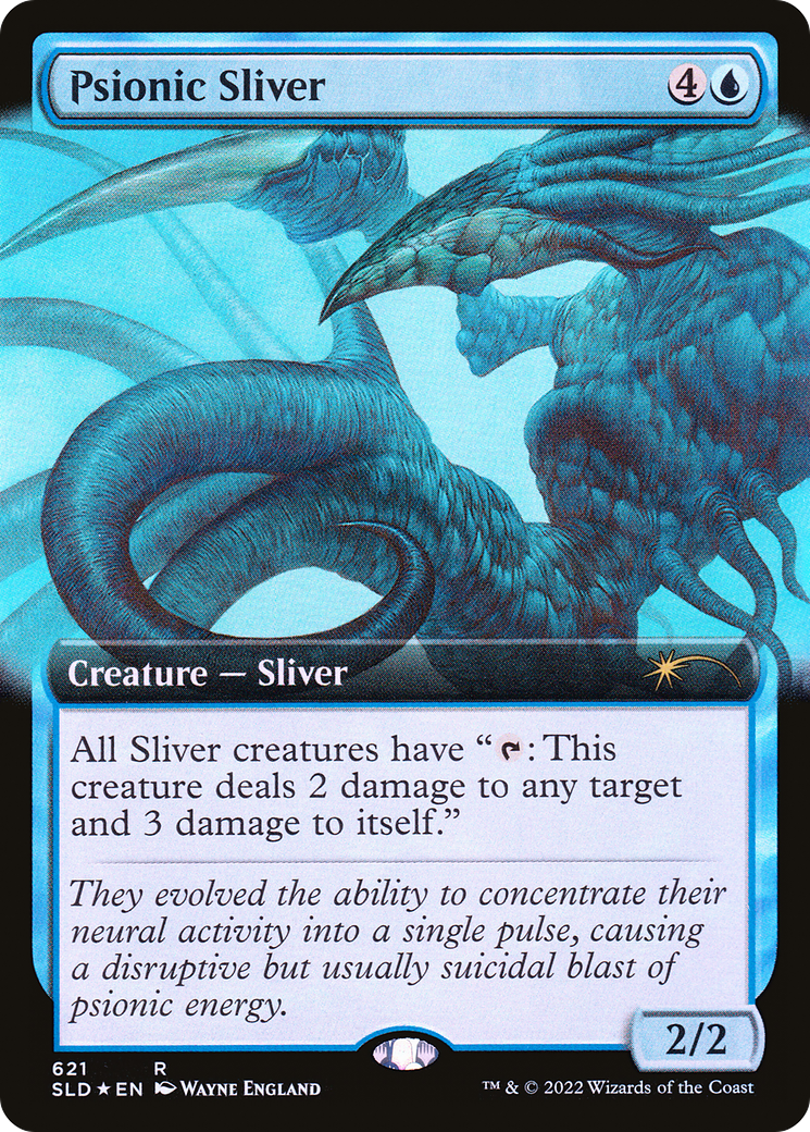 Psionic Sliver (Extended Art) [Secret Lair Drop Promos] | D20 Games