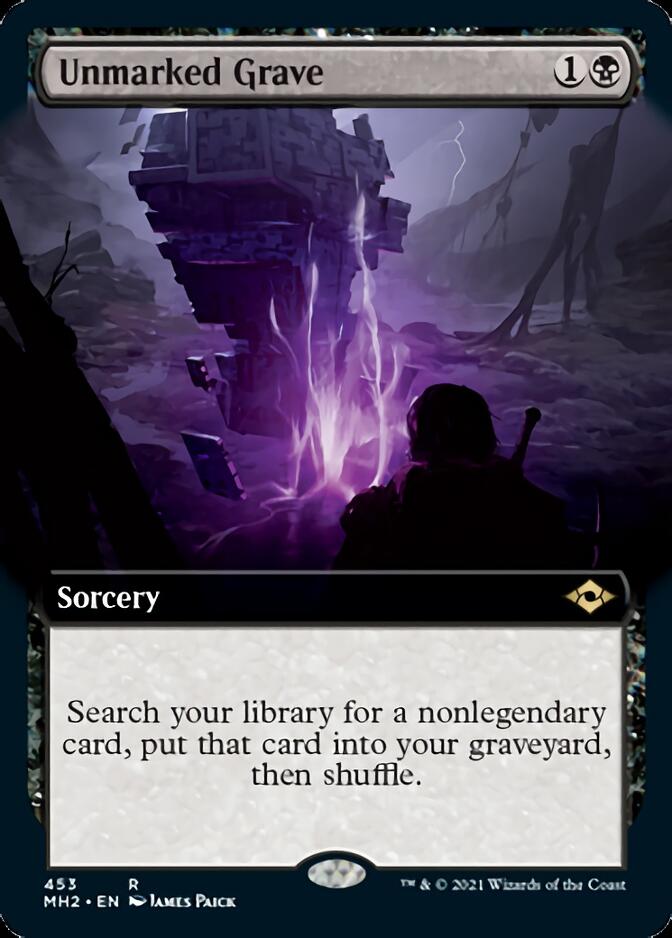 Unmarked Grave (Extended Art) [Modern Horizons 2] | D20 Games