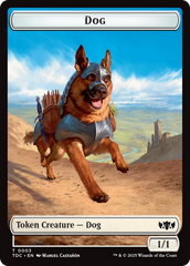 Dog // Goblin Double-Sided Token [Tarkir: Dragonstorm Commander Tokens] | D20 Games