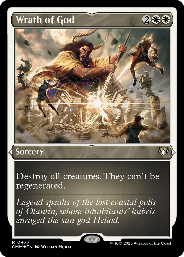 Wrath of God (Foil Etched) [Commander Masters] | D20 Games