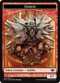 Goblin (010) // Construct (017) Double-Sided Token [Modern Horizons Tokens] | D20 Games