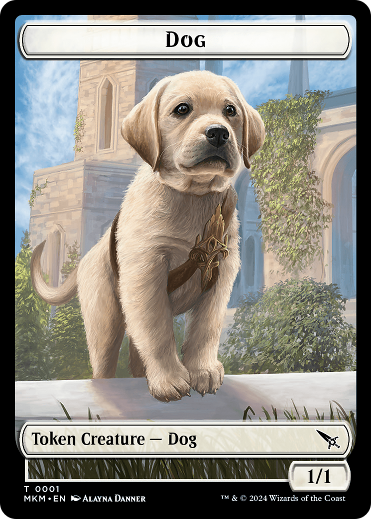 Thopter (0020) // Dog Double-Sided Token [Murders at Karlov Manor Tokens] | D20 Games