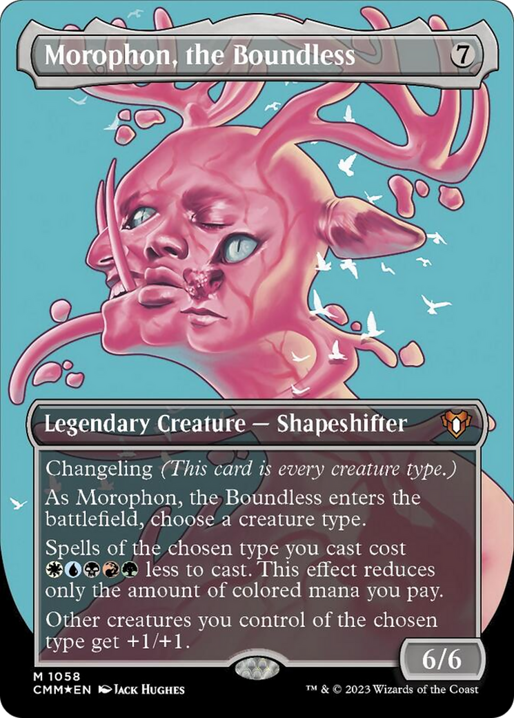 Morophon, the Boundless (Borderless Textured Foil Frame Break) [Commander Masters] | D20 Games