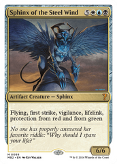 Sphinx of the Steel Wind (White Border) [Mystery Booster 2] | D20 Games