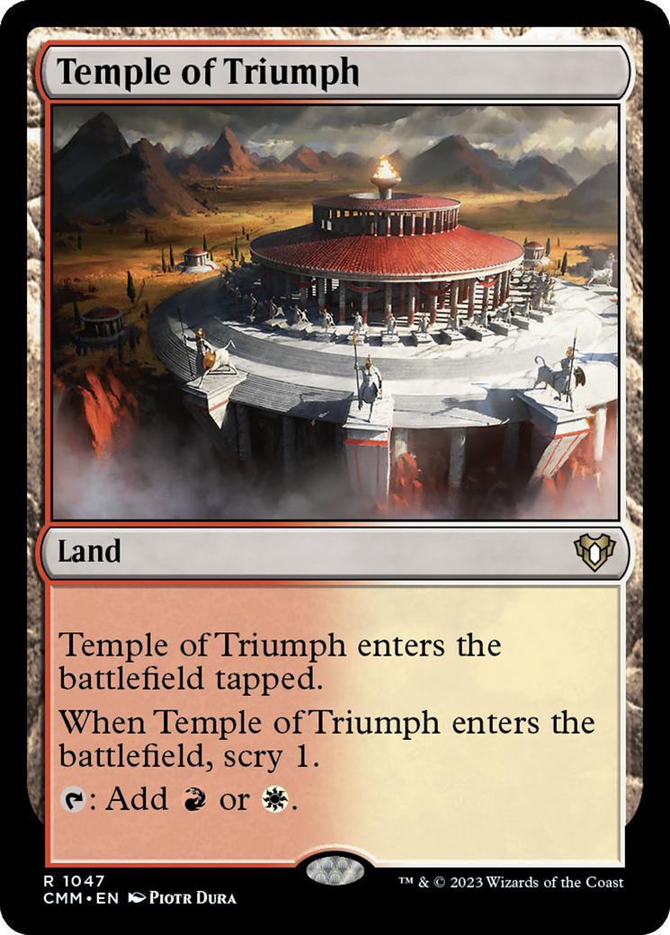 Temple of Triumph [Commander Masters] | D20 Games