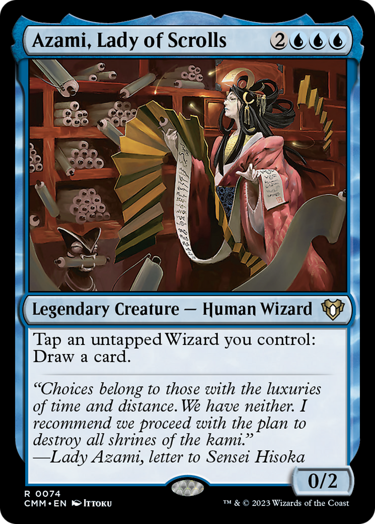 Azami, Lady of Scrolls [Commander Masters] | D20 Games