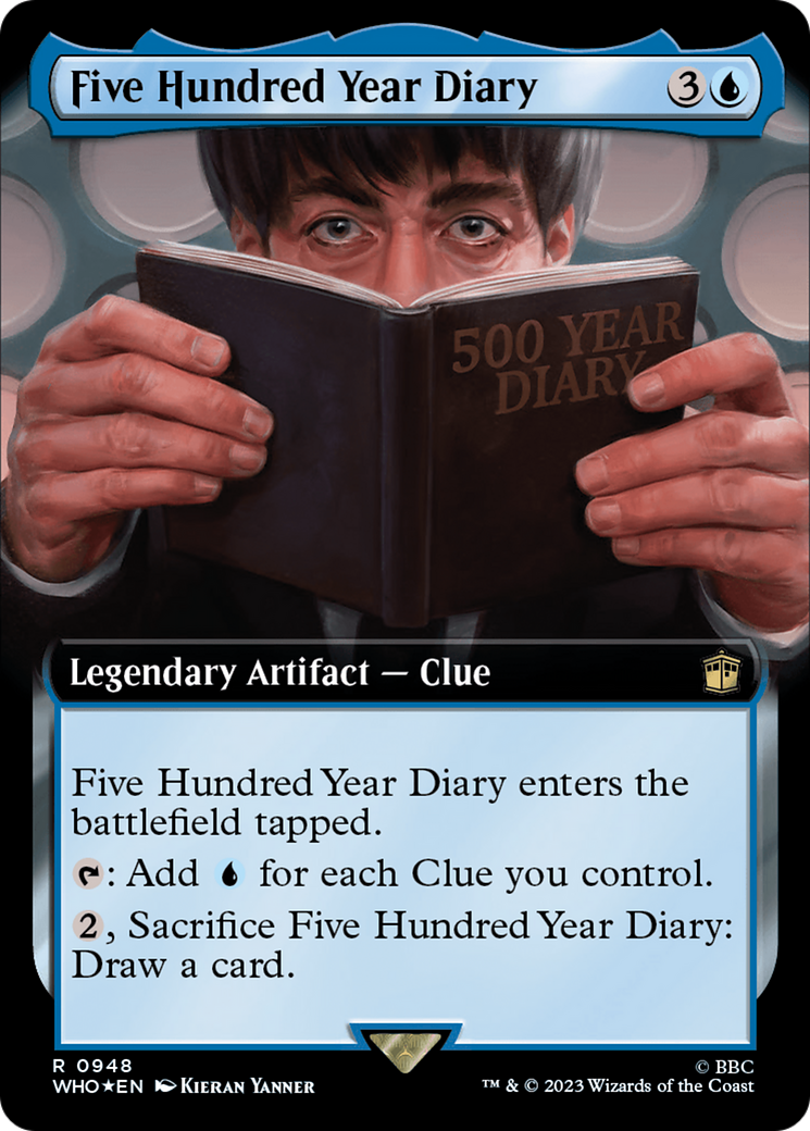 Five Hundred Year Diary (Extended Art) (Surge Foil) [Doctor Who] | D20 Games