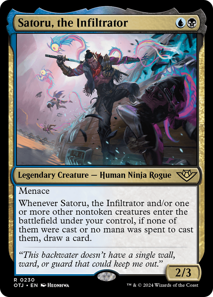 Satoru, the Infiltrator [Outlaws of Thunder Junction] | D20 Games