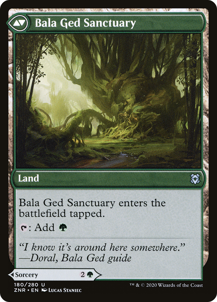 Bala Ged Recovery // Bala Ged Sanctuary [Secret Lair: From Cute to Brute] | D20 Games