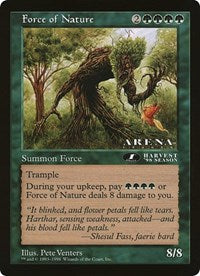 Force of Nature (Oversized) [Oversize Cards] | D20 Games