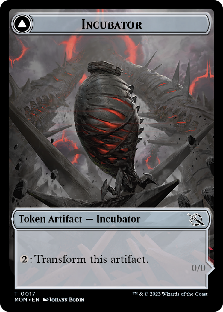 Incubator // Phyrexian (17) Double-Sided Token [March of the Machine Tokens] | D20 Games