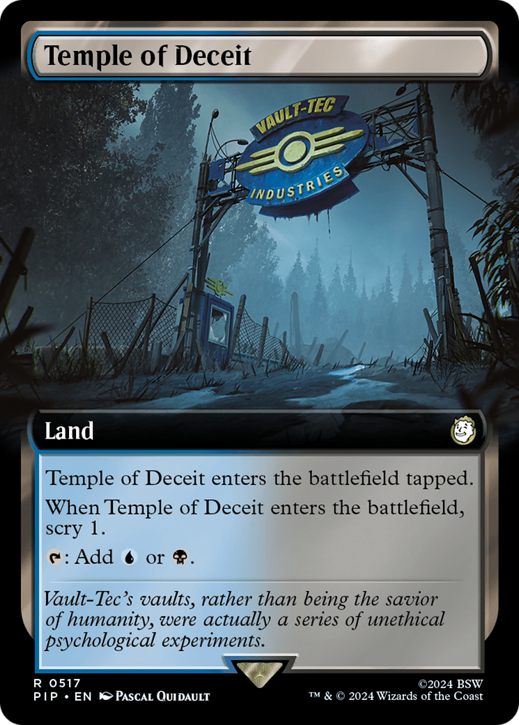 Temple of Deceit (Extended Art) [Fallout] | D20 Games