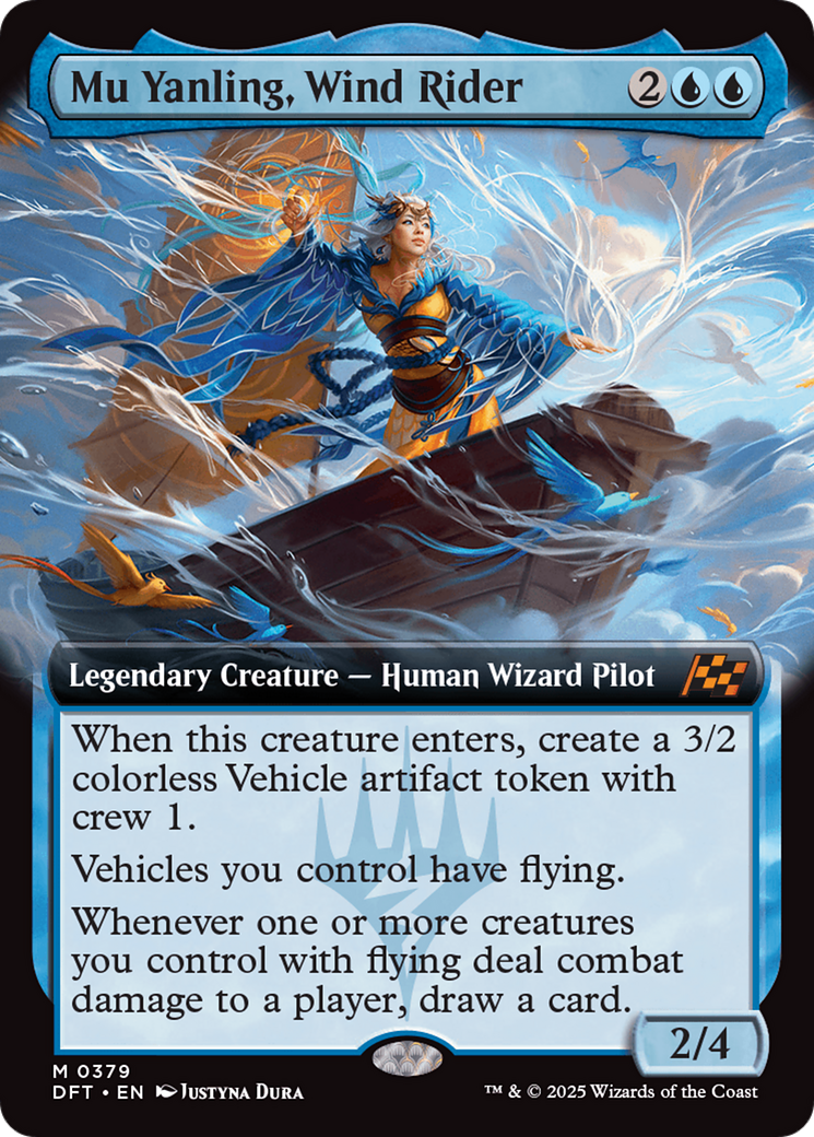 Mu Yanling, Wind Rider (Extended Art) [Aetherdrift] | D20 Games