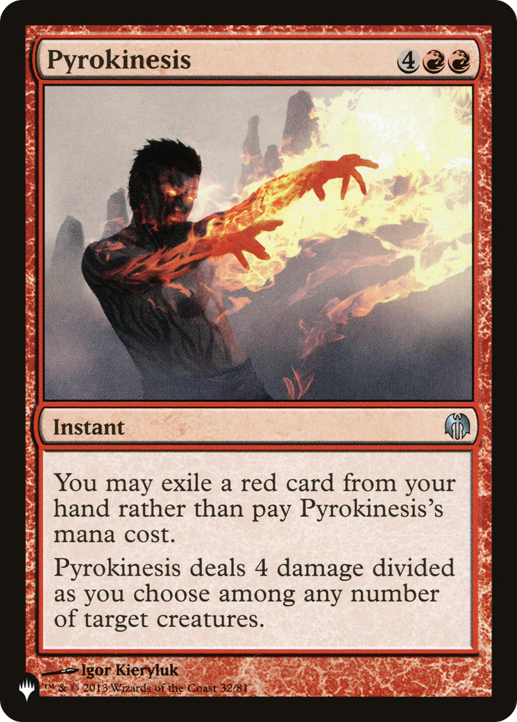 Pyrokinesis [The List] | D20 Games