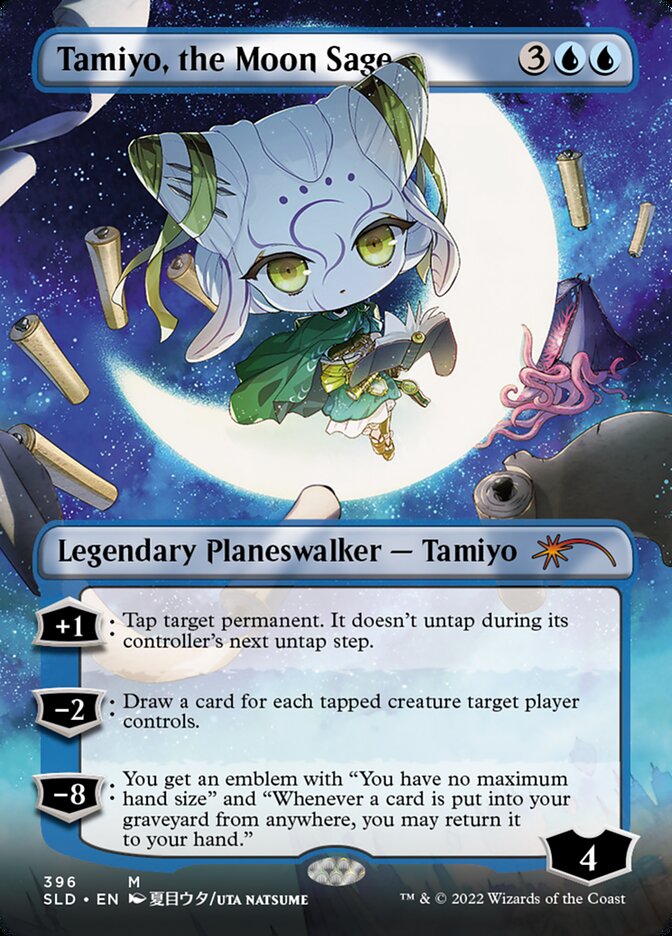 Tamiyo, the Moon Sage (Borderless) [Secret Lair Drop Series] | D20 Games