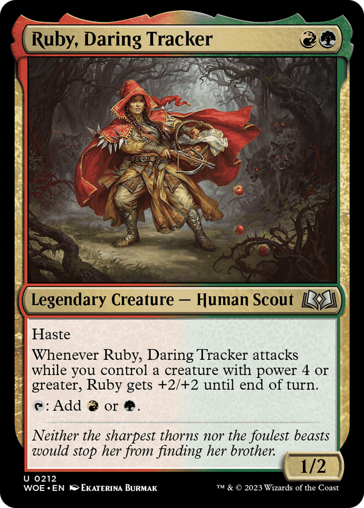 Ruby, Daring Tracker [Wilds of Eldraine] | D20 Games