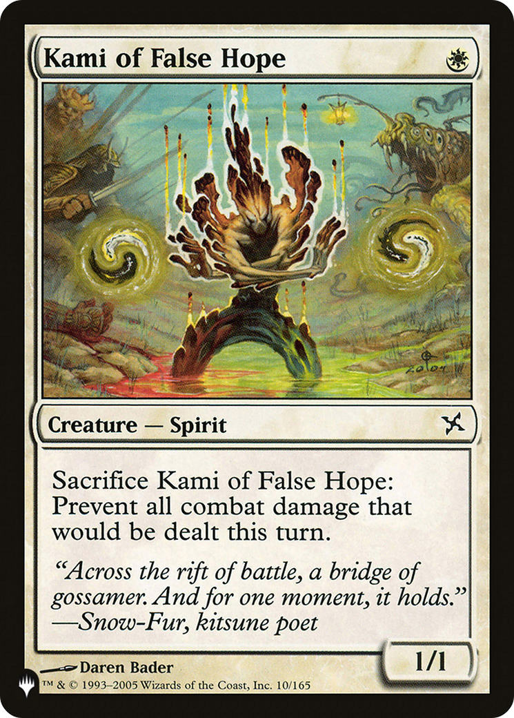 Kami of False Hope [The List] | D20 Games