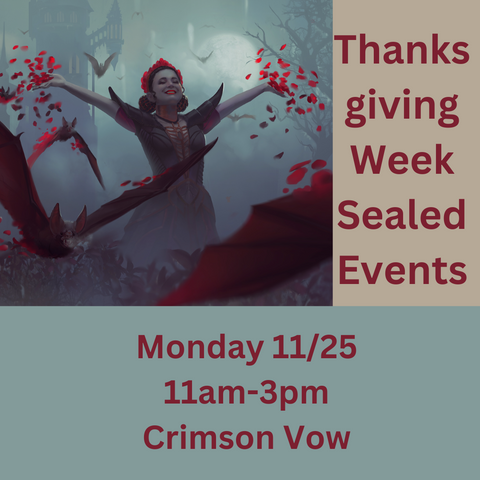 Thanksgiving MTG Sealed - Crimson Vow ticket