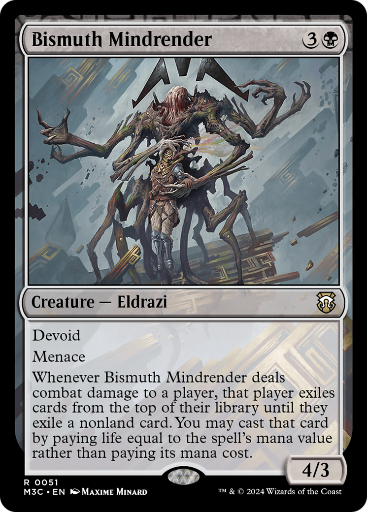 Bismuth Mindrender (Ripple Foil) [Modern Horizons 3 Commander] | D20 Games