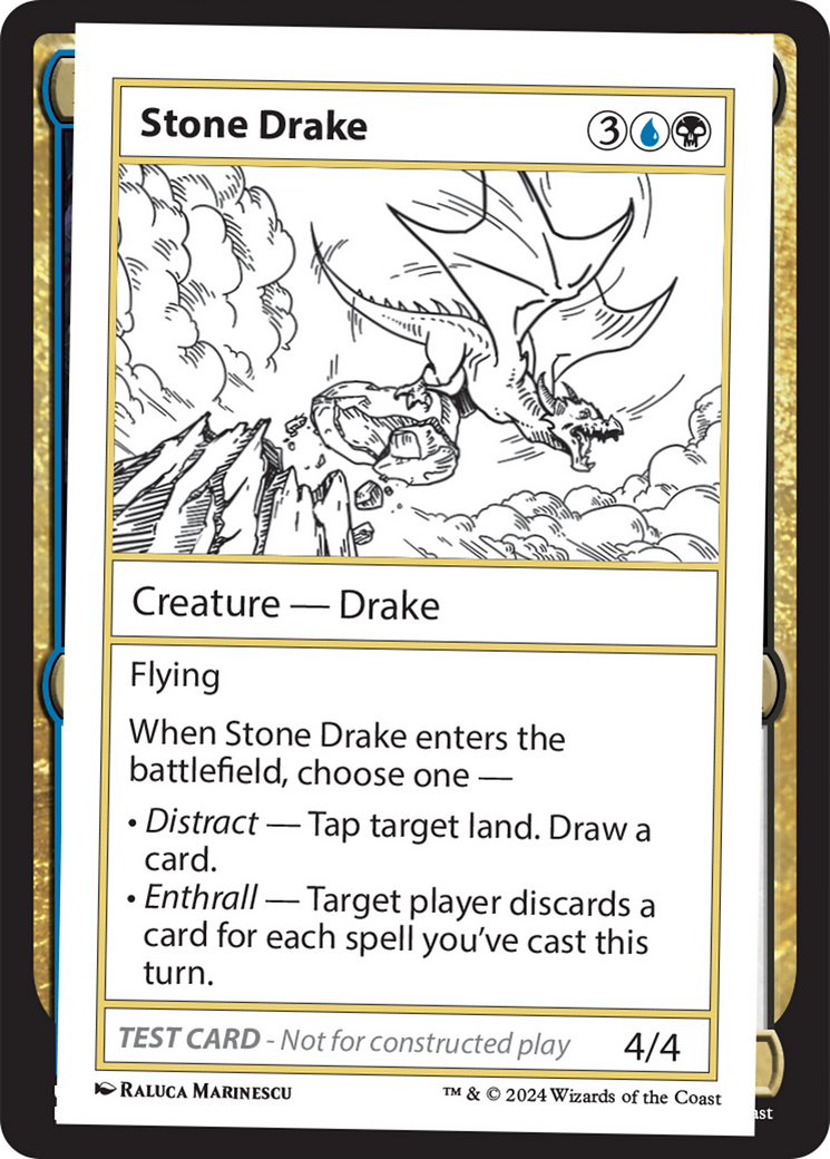 Stone Drake [Mystery Booster 2 Playtest Cards] | D20 Games