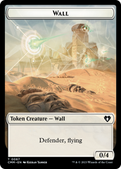 Wall // Kor Ally Double-Sided Token [Commander Masters Tokens] | D20 Games