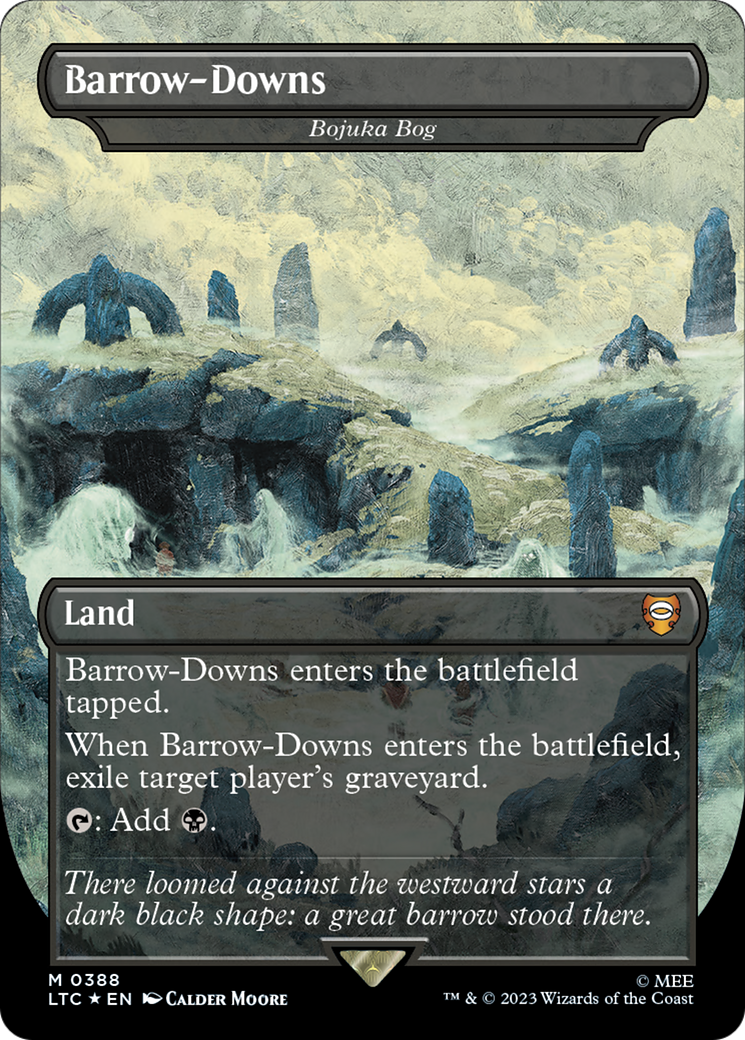 Barrow-Downs - Bojuka Bog (Surge Foil Realms and Relics) [The Lord of the Rings: Tales of Middle-Earth Commander] | D20 Games