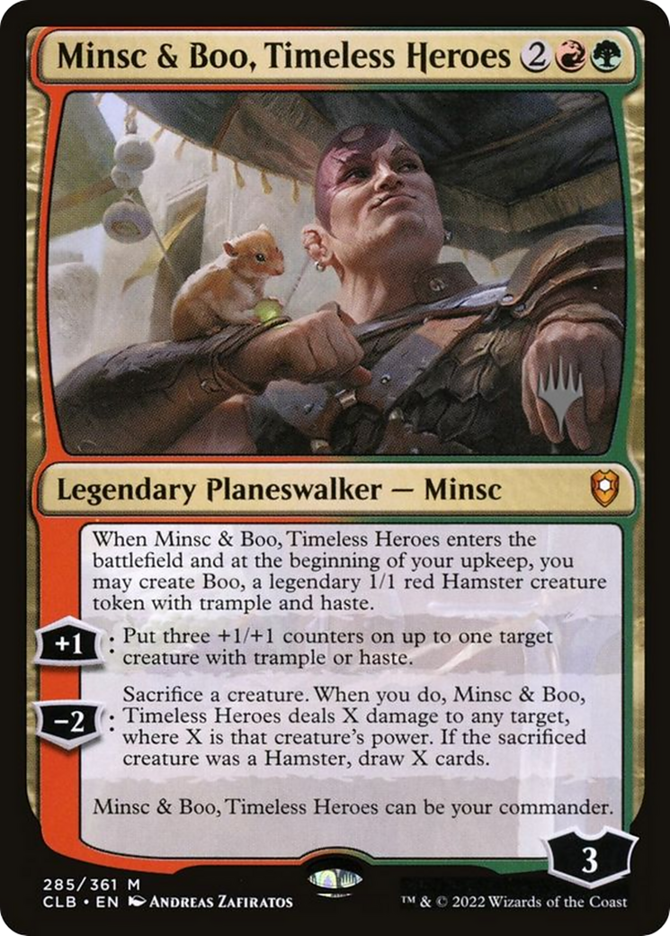 Minsc & Boo, Timeless Heroes (Promo Pack) [The Lost Caverns of Ixalan Promos] | D20 Games