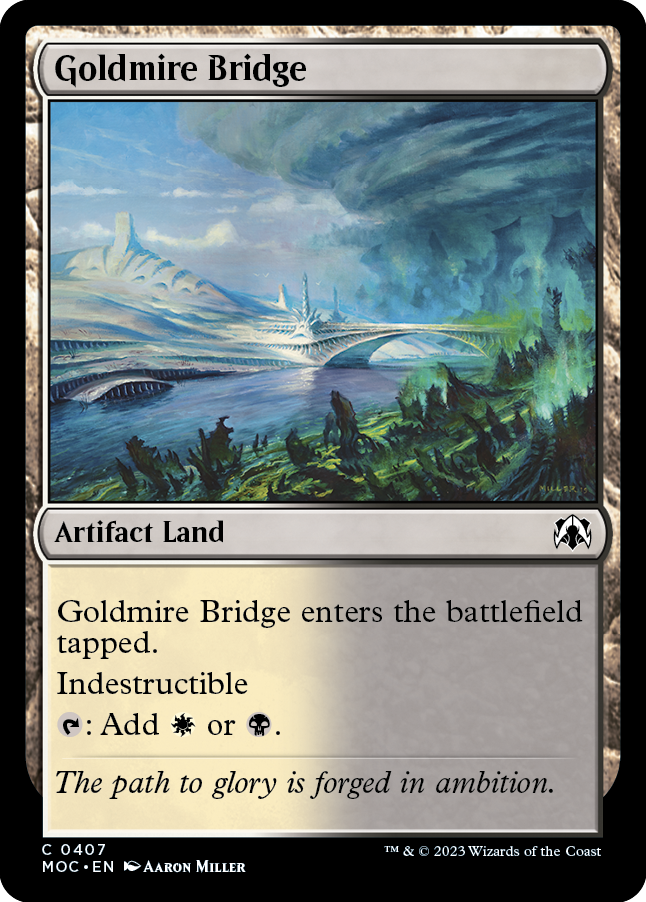 Goldmire Bridge [March of the Machine Commander] | D20 Games