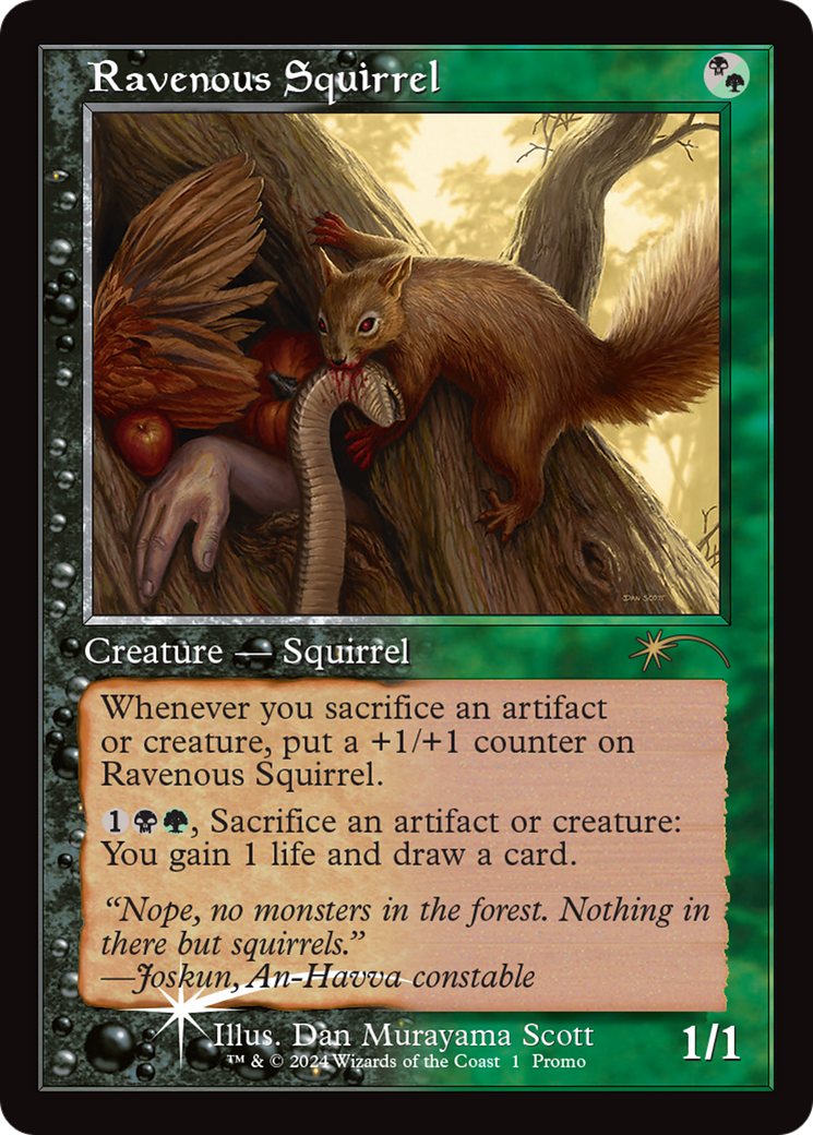 Ravenous Squirrel (Open House) [Wizards Play Network 2024] | D20 Games