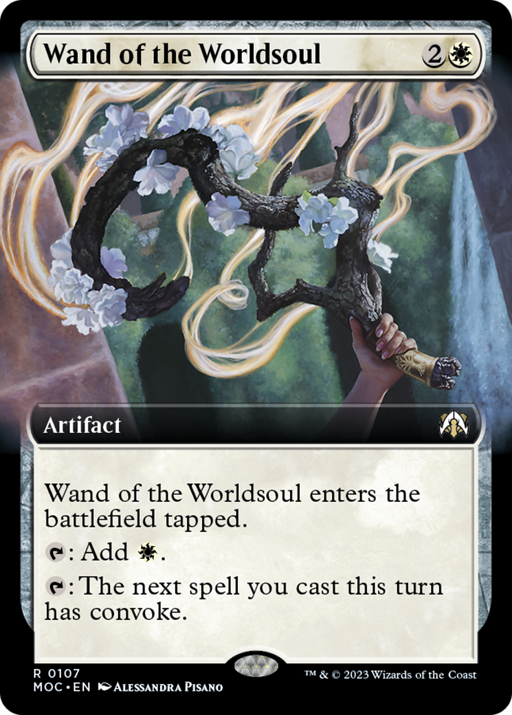 Wand of the Worldsoul (Extended Art) [March of the Machine Commander] | D20 Games