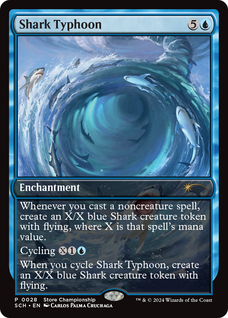 Shark Typhoon (Store Championship) [Bloomburrow Promos] | D20 Games