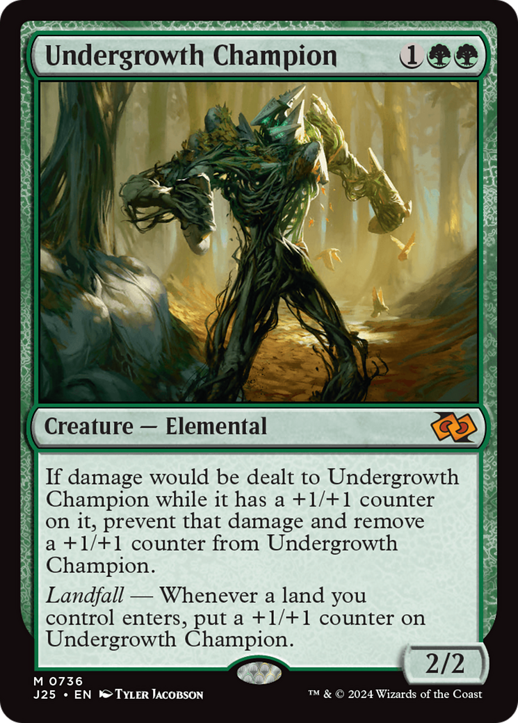 Undergrowth Champion [Foundations Jumpstart] | D20 Games