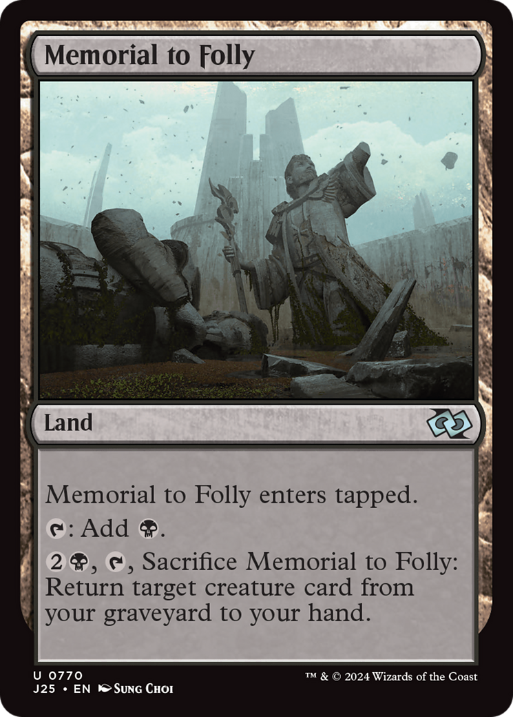 Memorial to Folly [Foundations Jumpstart] | D20 Games