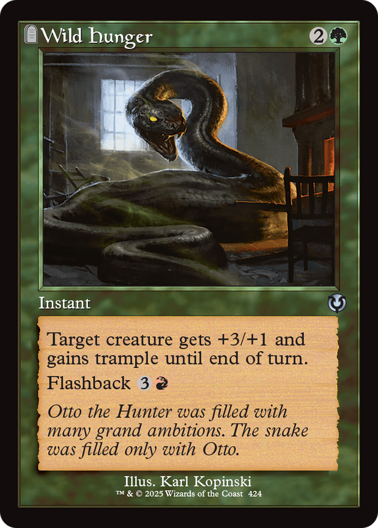 Wild Hunger (Retro Frame) [Innistrad Remastered] | D20 Games