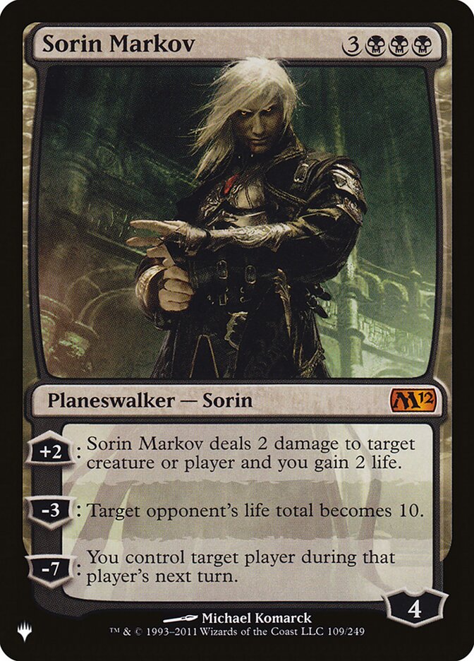 Sorin Markov [The List] | D20 Games