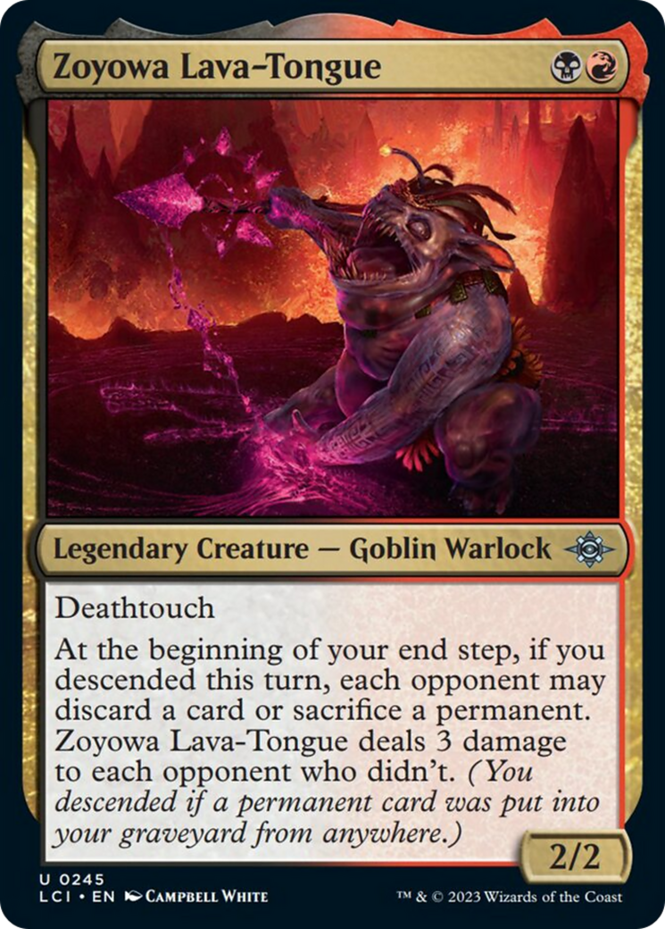 Zoyowa Lava-Tongue [The Lost Caverns of Ixalan] | D20 Games