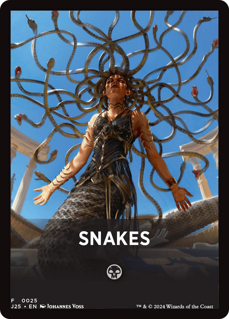 Snakes Theme Card [Foundations Jumpstart Front Cards] | D20 Games