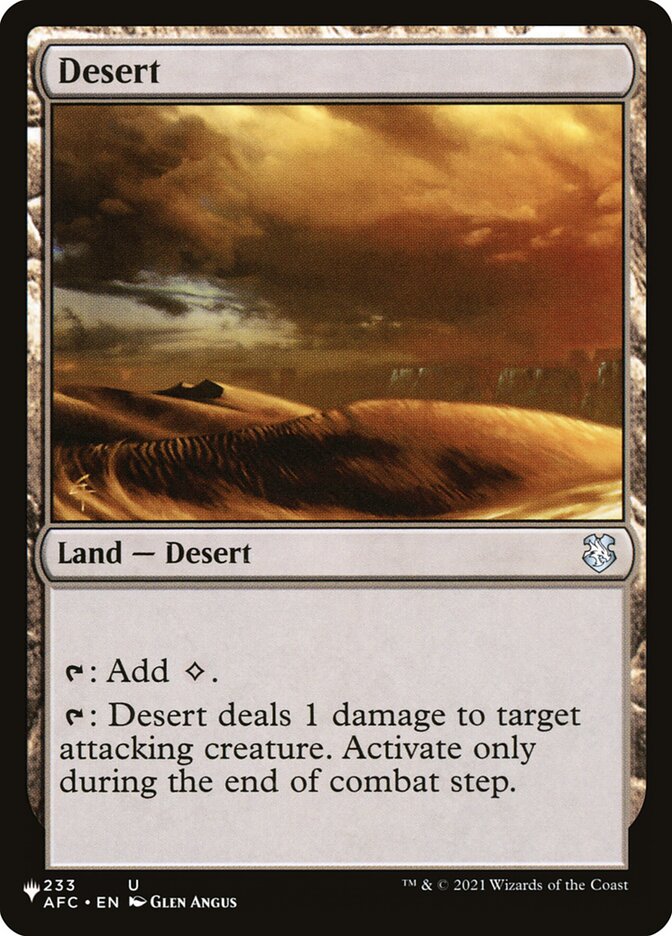 Desert [The List] | D20 Games