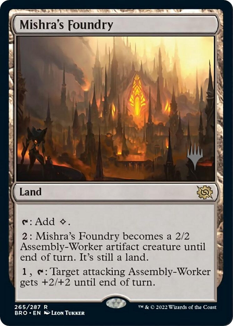 Mishra's Foundry (Promo Pack) [The Brothers' War Promos] | D20 Games