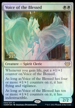 Voice of the Blessed [Innistrad: Crimson Vow Prerelease Promos] | D20 Games