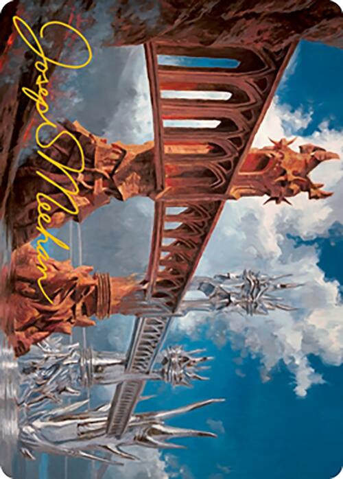 Silverbluff Bridge Art Card (Gold-Stamped Signature) [Modern Horizons 2 Art Series] | D20 Games