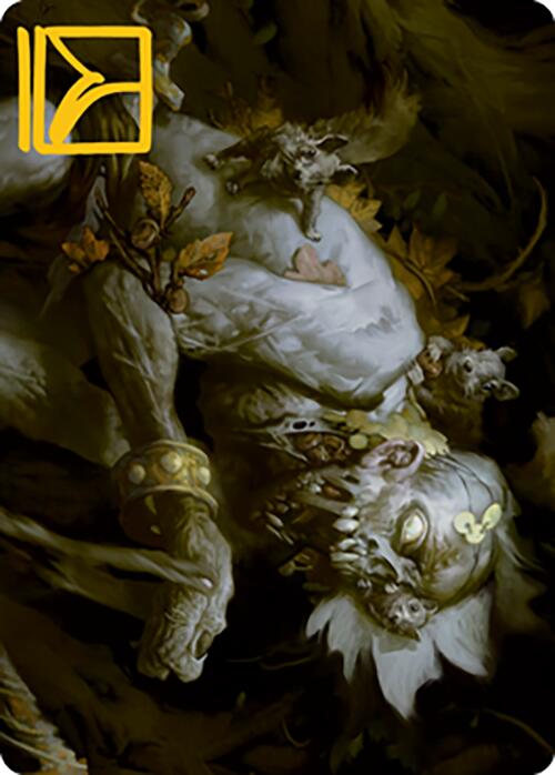 Nested Shambler Art Card (Gold-Stamped Signature) [Modern Horizons 2 Art Series] | D20 Games