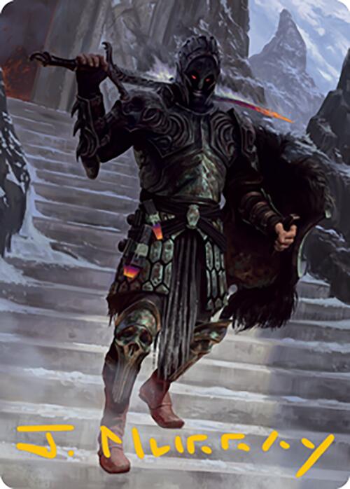 Dakkon, Shadow Slayer Art Card (49) (Gold-Stamped Signature) [Modern Horizons 2 Art Series] | D20 Games