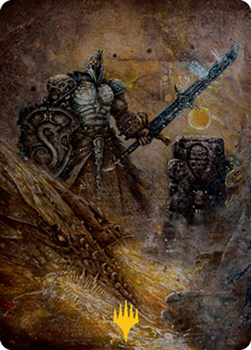 Dakkon, Shadow Slayer Art Card (48) (Gold-Stamped Signature) [Modern Horizons 2 Art Series] | D20 Games