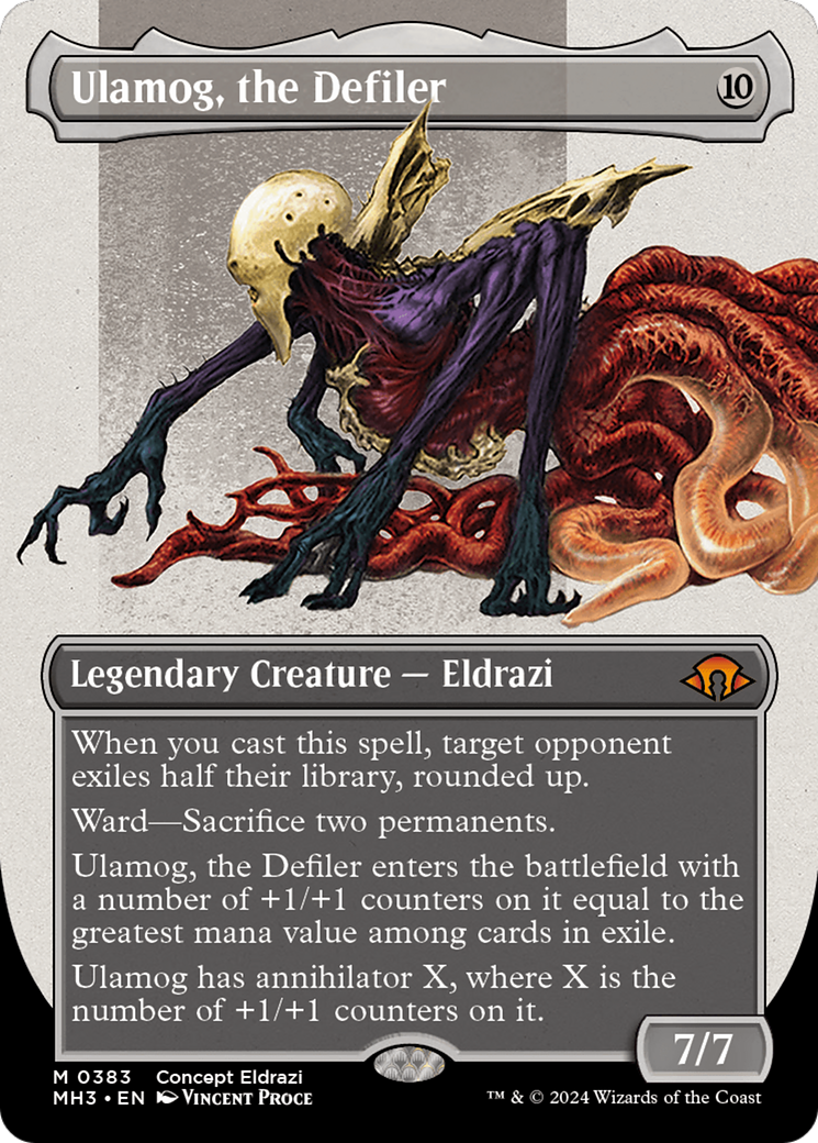 Ulamog, the Defiler (Borderless) (Serialized) [Modern Horizons 3] | D20 Games