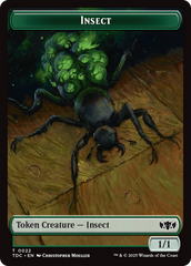 Insect (0022) // Zombie Druid Double-Sided Token [Tarkir: Dragonstorm Commander Tokens] | D20 Games