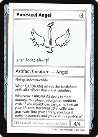 Puresteel Angel (2021 Edition) [Mystery Booster Playtest Cards] | D20 Games